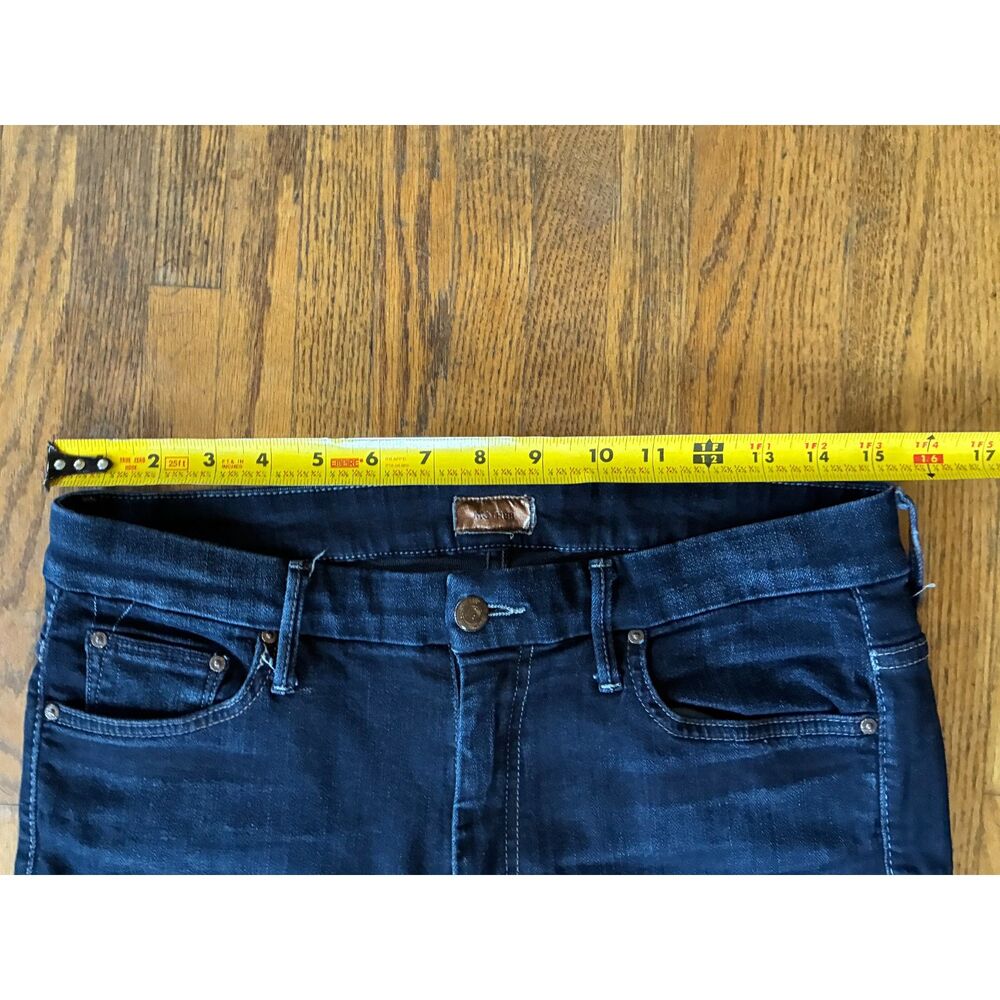 Mother Denim Blue High Waisted Looker Coffee, Tea or Me Jeans Women's Size 31 - Picture 9 of 12